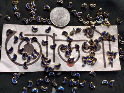 কুন্দন - কালার - চাঁদ - নীল