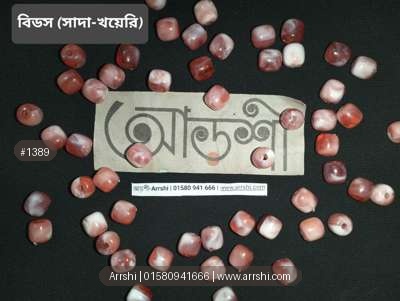 বিডস - সাদা খয়েরি